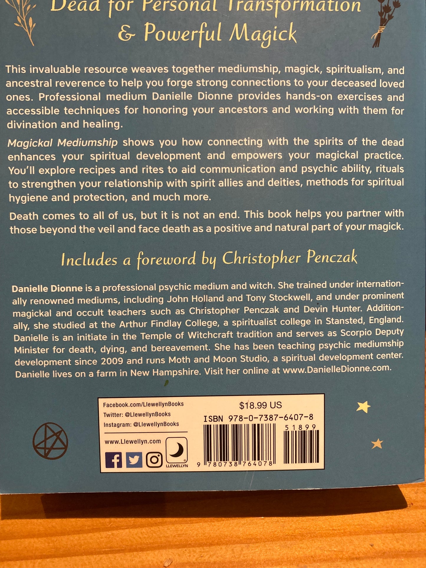 Magickal Mediumship (light blue cover )