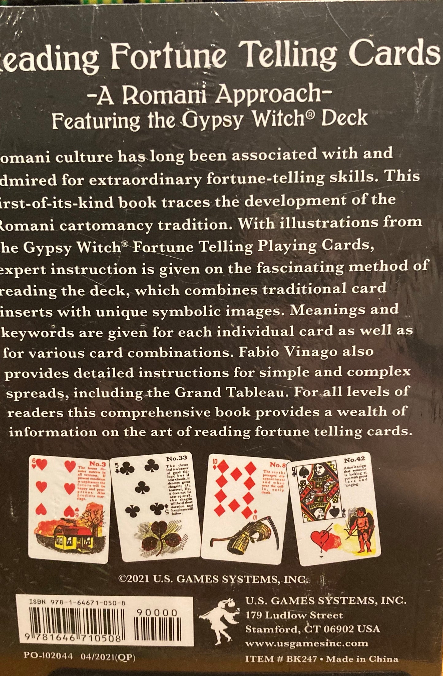 Reading fortune telling cards