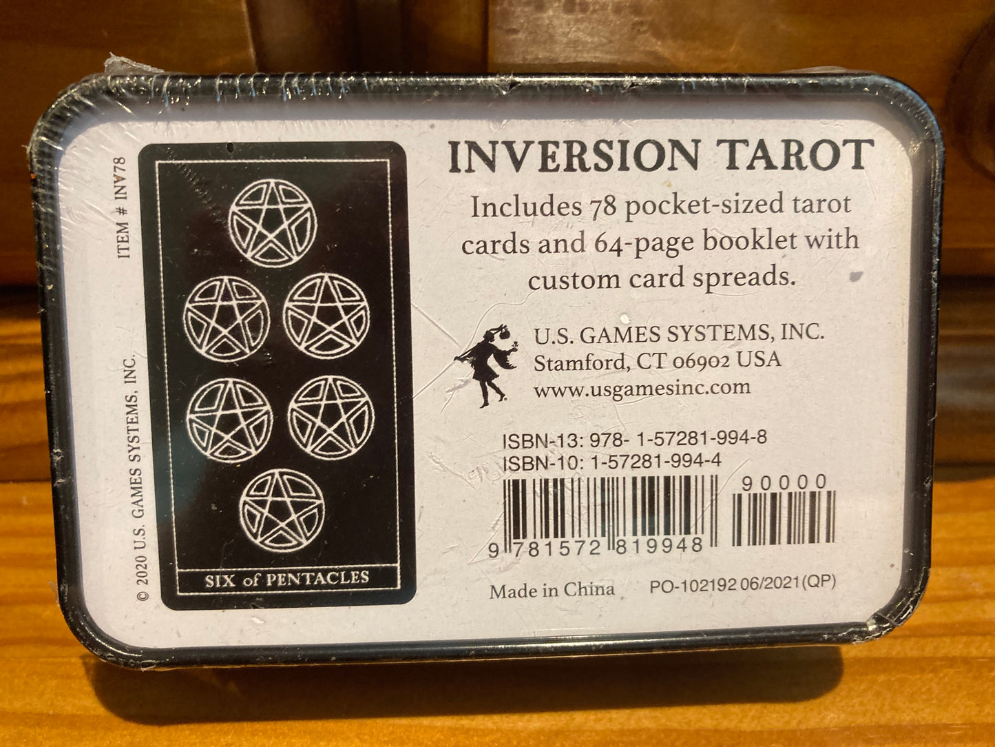 Inversion Tarot in a Tin