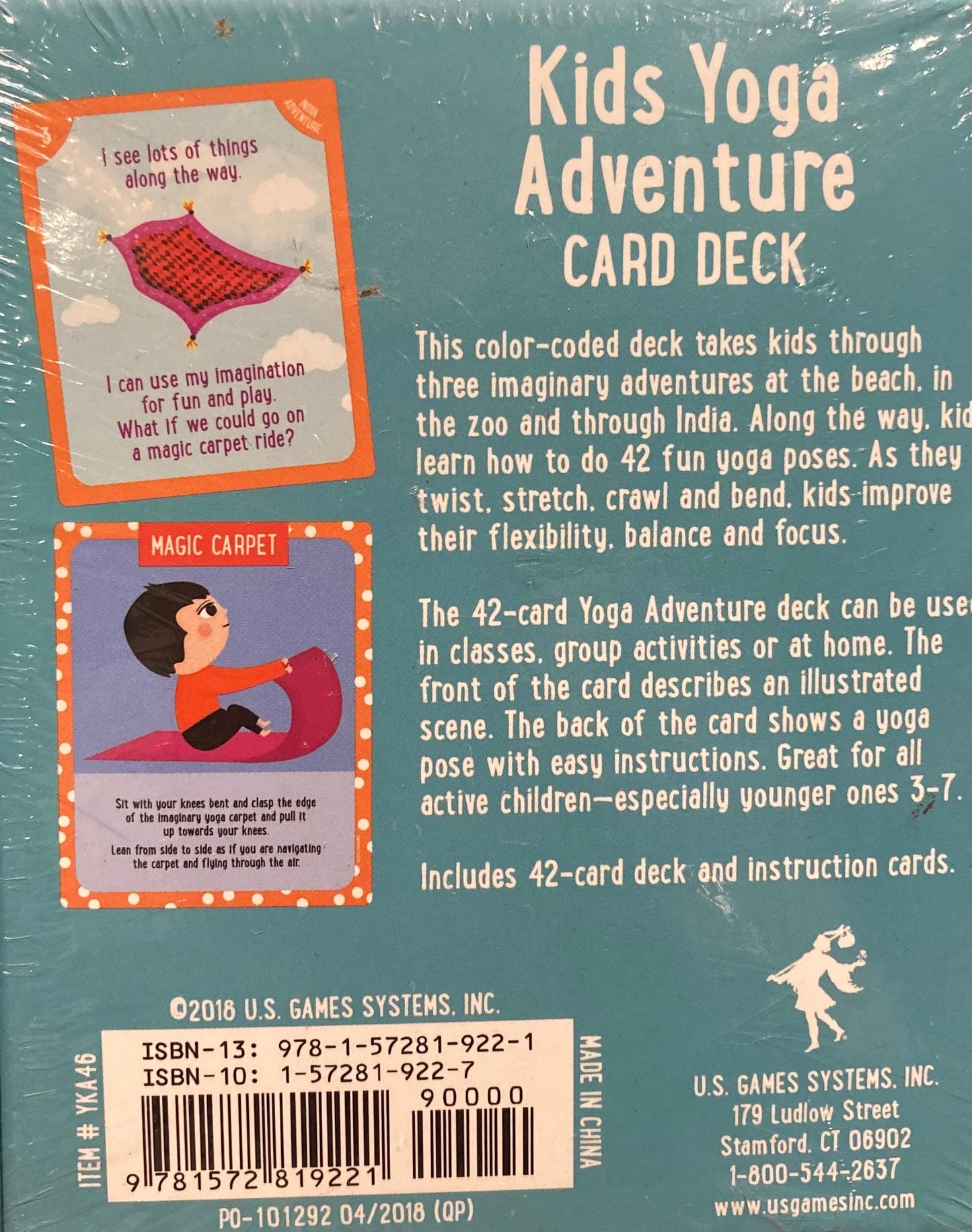 Kids Yoga Adventure Deck