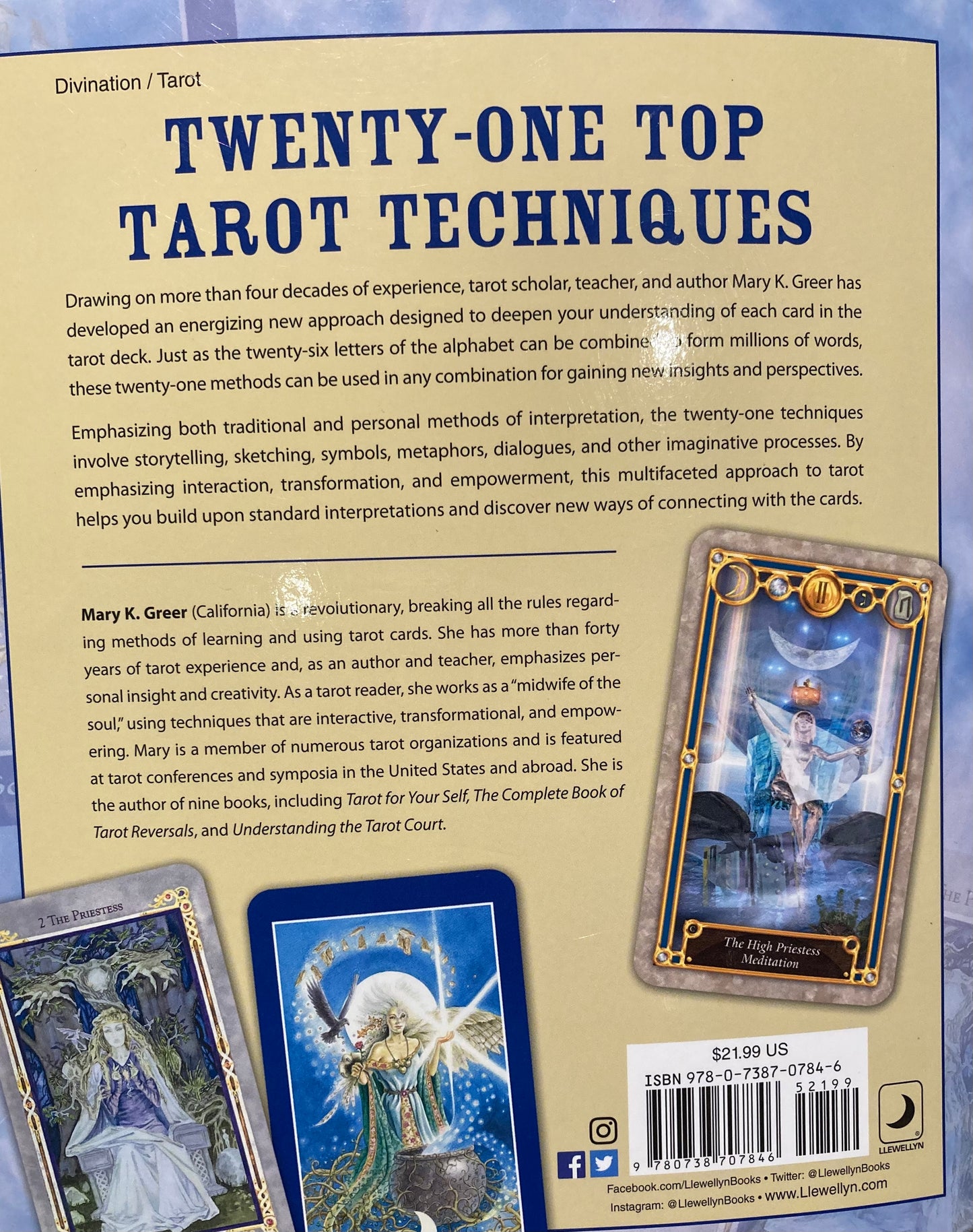 Mary K. Greer's 21 Ways to Read a Tarot Card