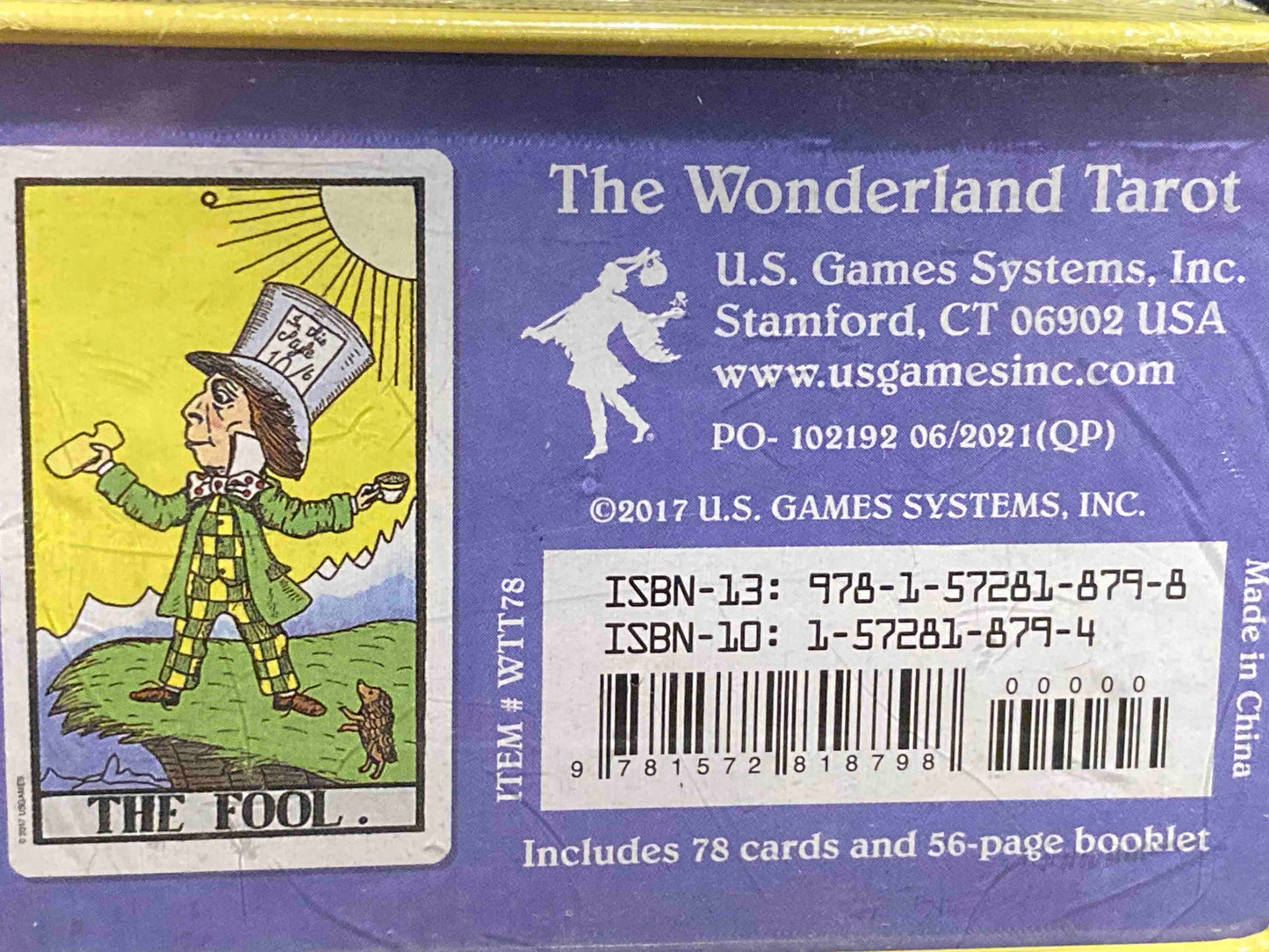 The Wonderland Tarot in a Tin